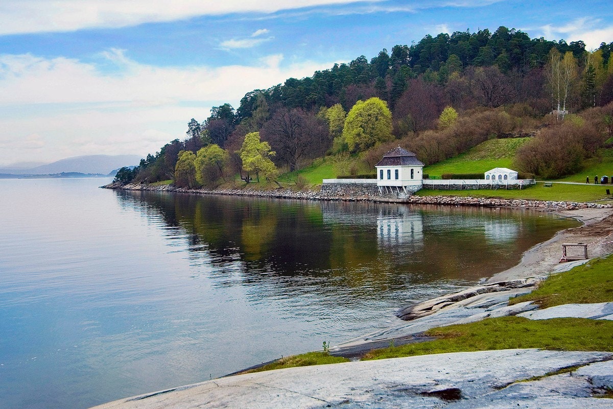 Hvervenbukta brukes hele året av beboerne i området. Galleribilde