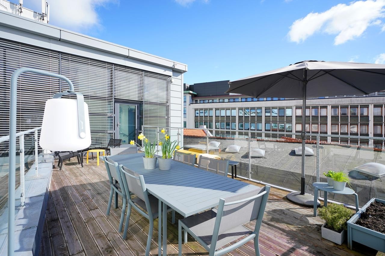 Felles takterrasse Galleribilde