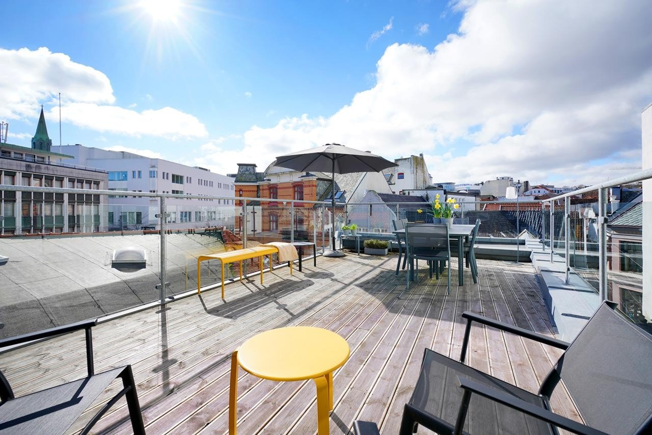 Felles takterrasse Galleribilde