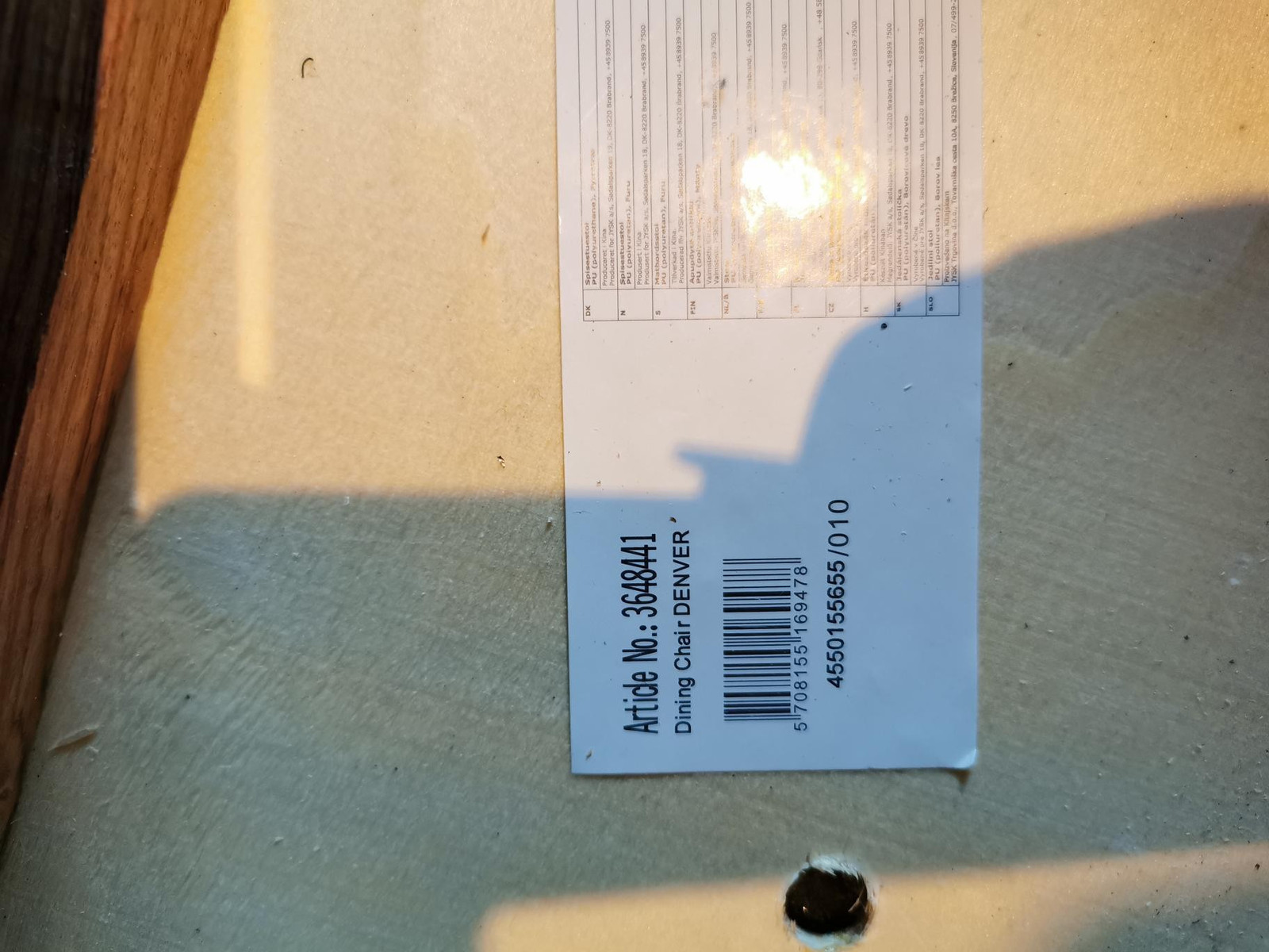 6 stykk Denver spisestue stoler selges | FINN.no 6 stykk Denver spisestue stoler selges | FINN.no