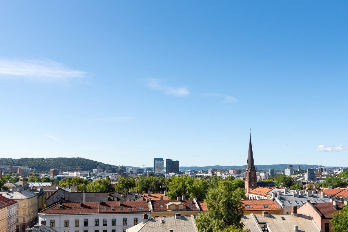 Utsikt fra felles takterrasse Galleribilde