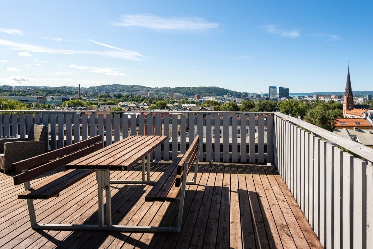 Felles takterrasse Galleribilde