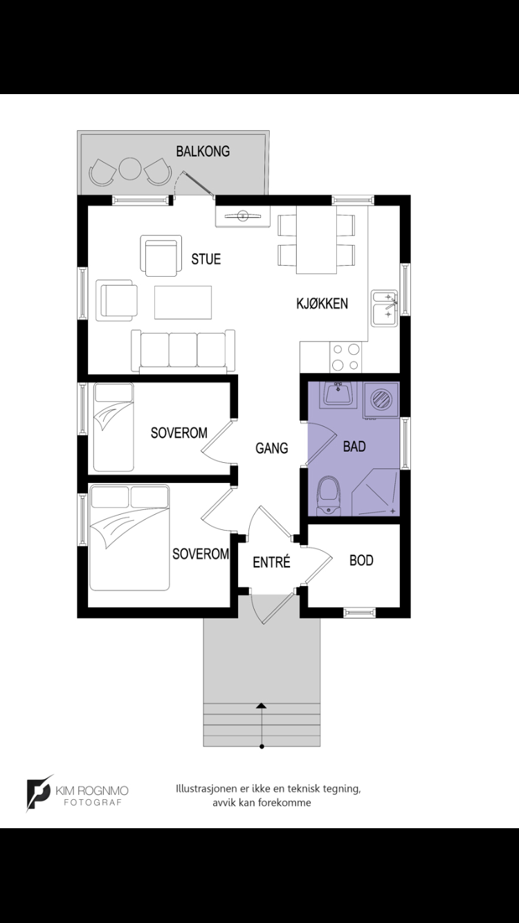 Meget praktisk romløsning Galleribilde