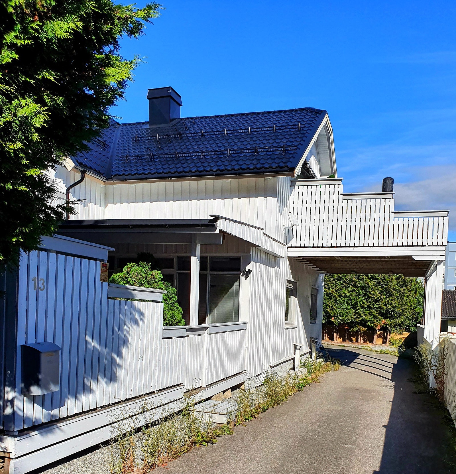 Utvendig nord mot hovedvei Galleribilde