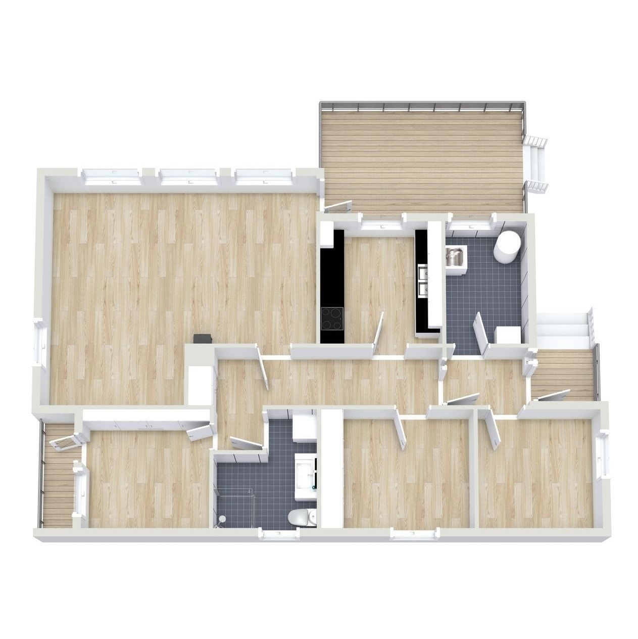 3D grunnriss Galleribilde