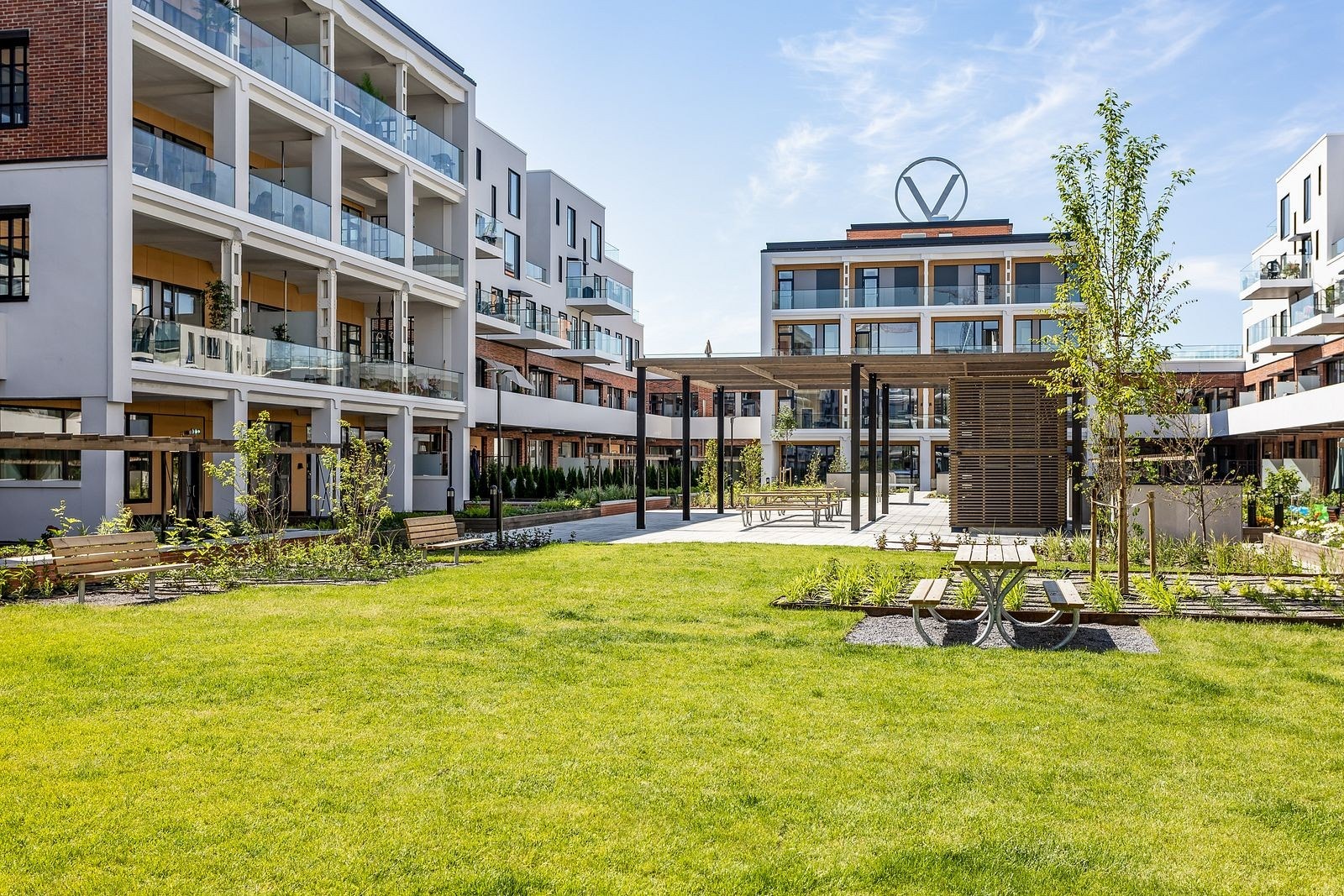 Fasade fra bakgården Galleribilde