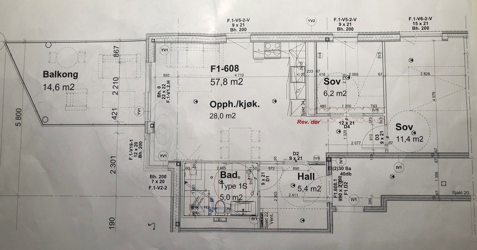 Plantegning Galleribilde