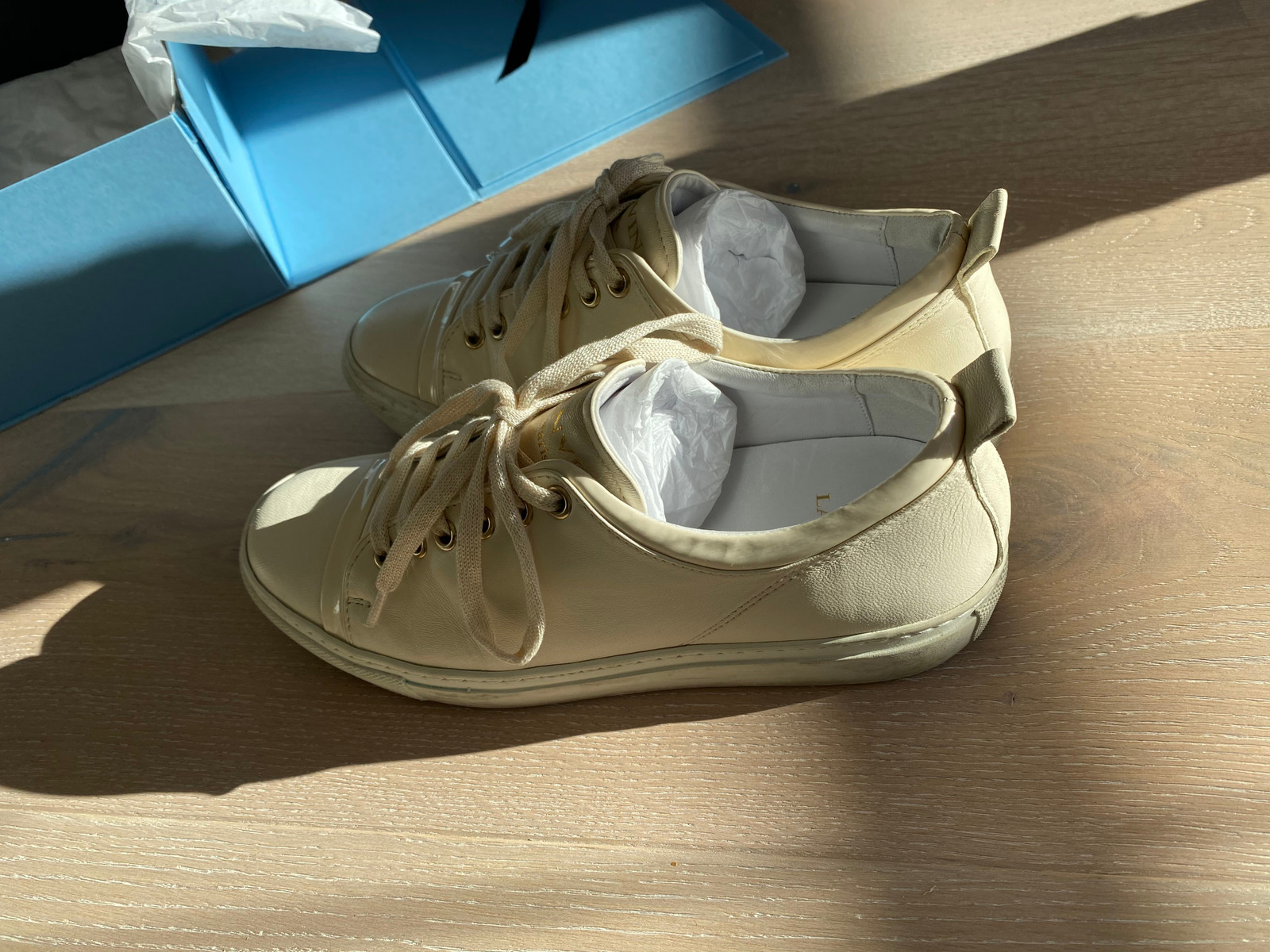 Sko Lanvin Str. 37, Hvit Skinn | FINN.no Sko Lanvin Blue Dame Str.37 | FINN.no