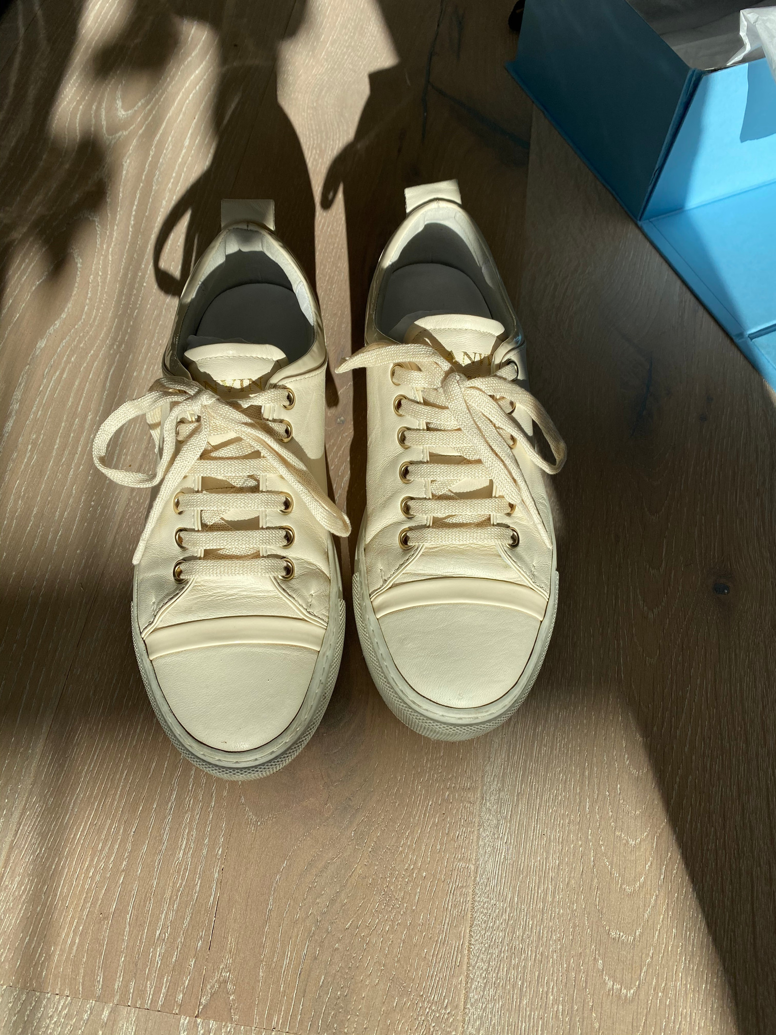 Sko Lanvin Str. 37, Hvit Skinn | FINN.no Sko Lanvin Blue Dame Str.37 | FINN.no