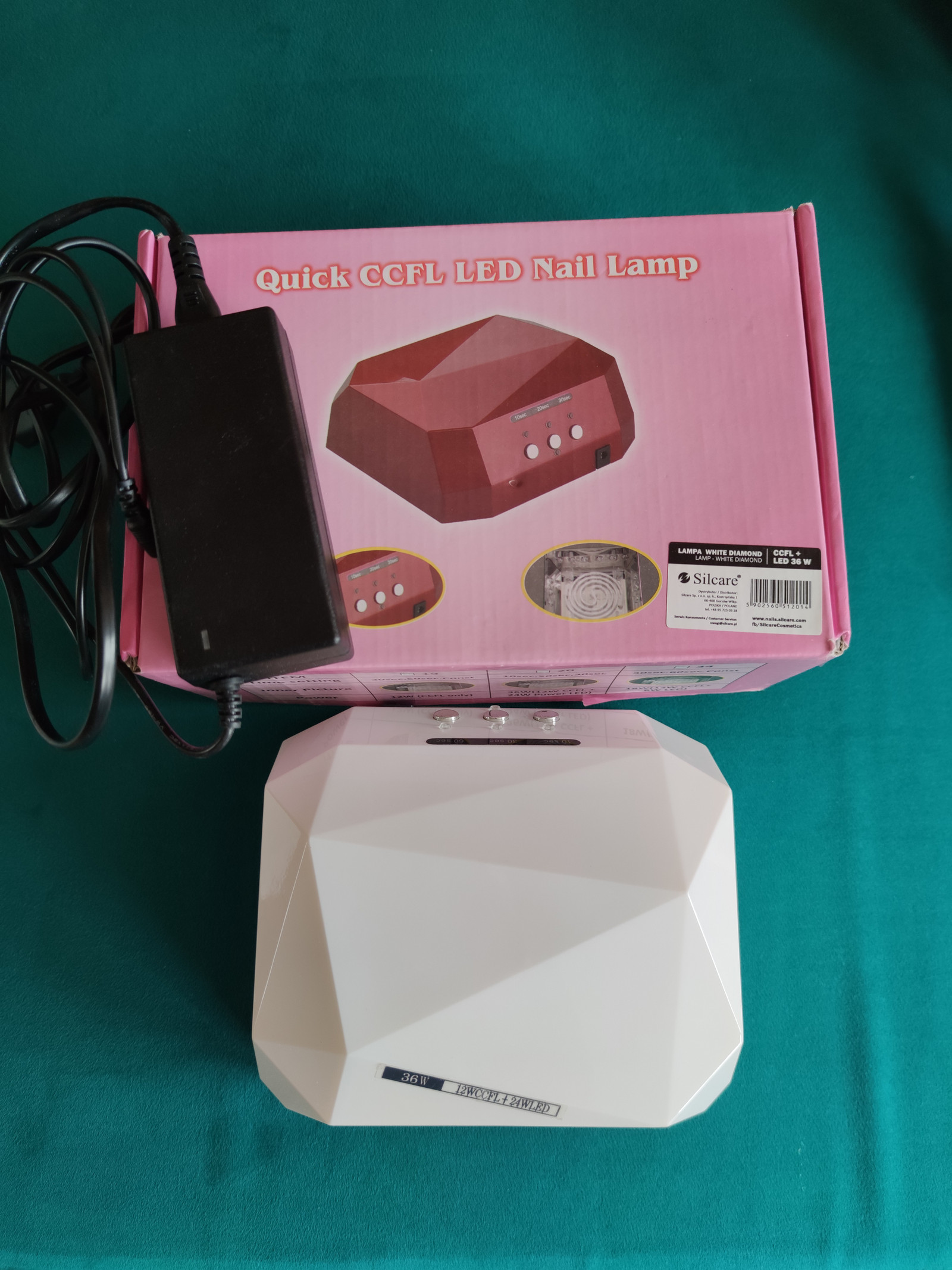 UV Lampe LED Lampe Negltørker 36W Modell White Diamond UV Lampe LED Lampe Negltørker 36W Modell White Diamond