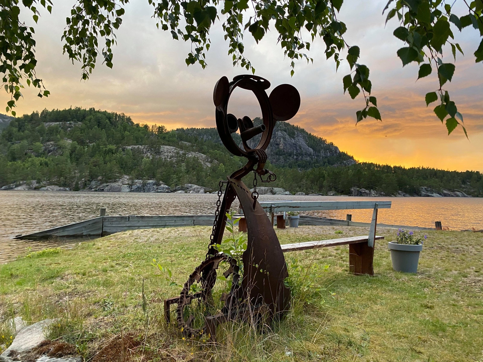 Den gamle dampskipskaia Galleribilde