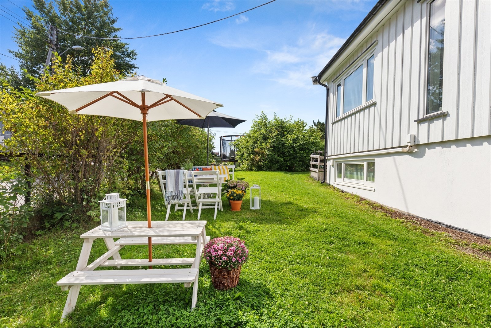 Muligheter for å etablere terrasseplatting. Galleribilde