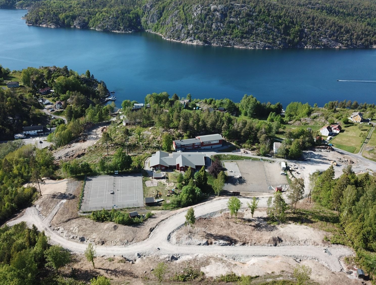 Oversiktsbilde over Rønningsåsen boligfelt Galleribilde