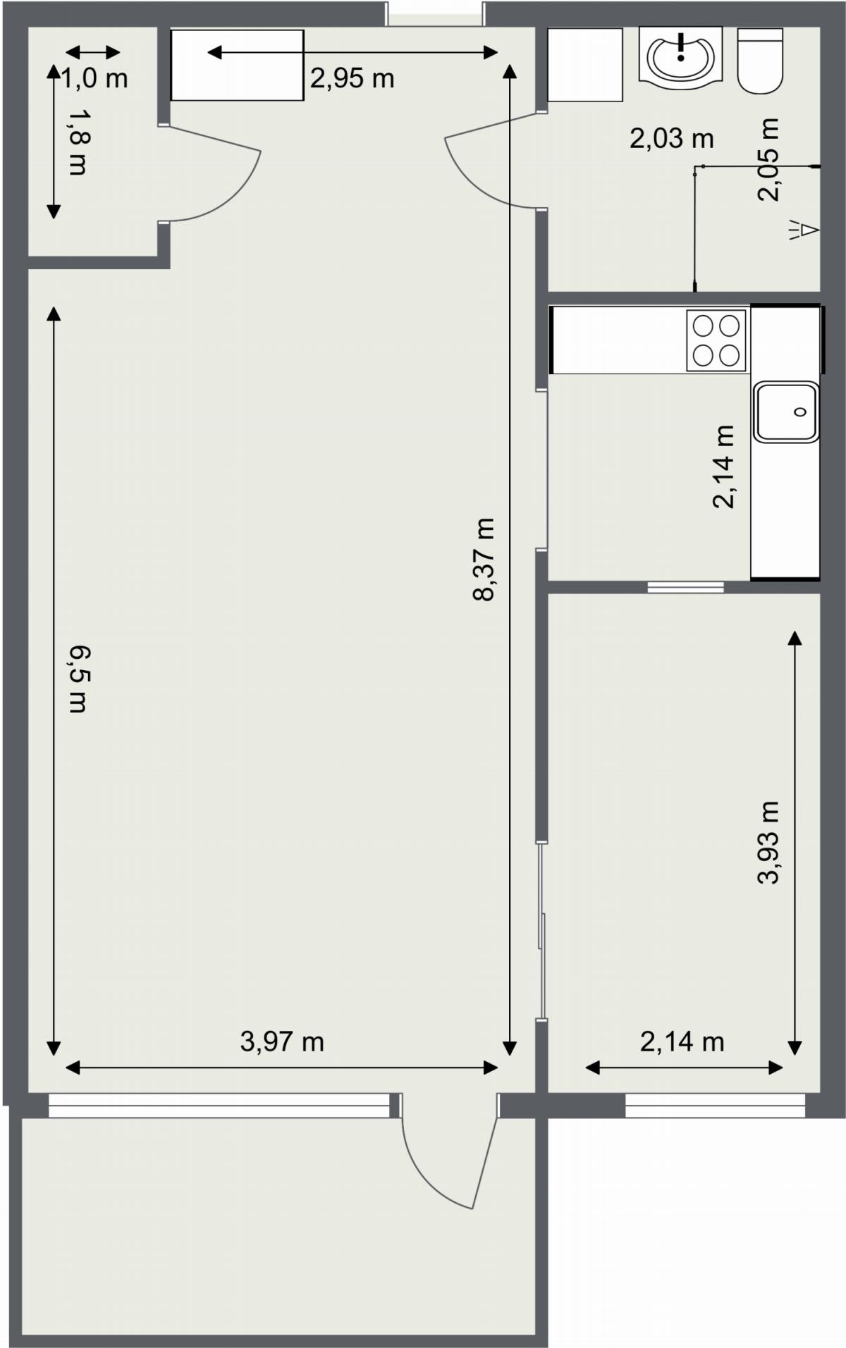 Plantegning Galleribilde