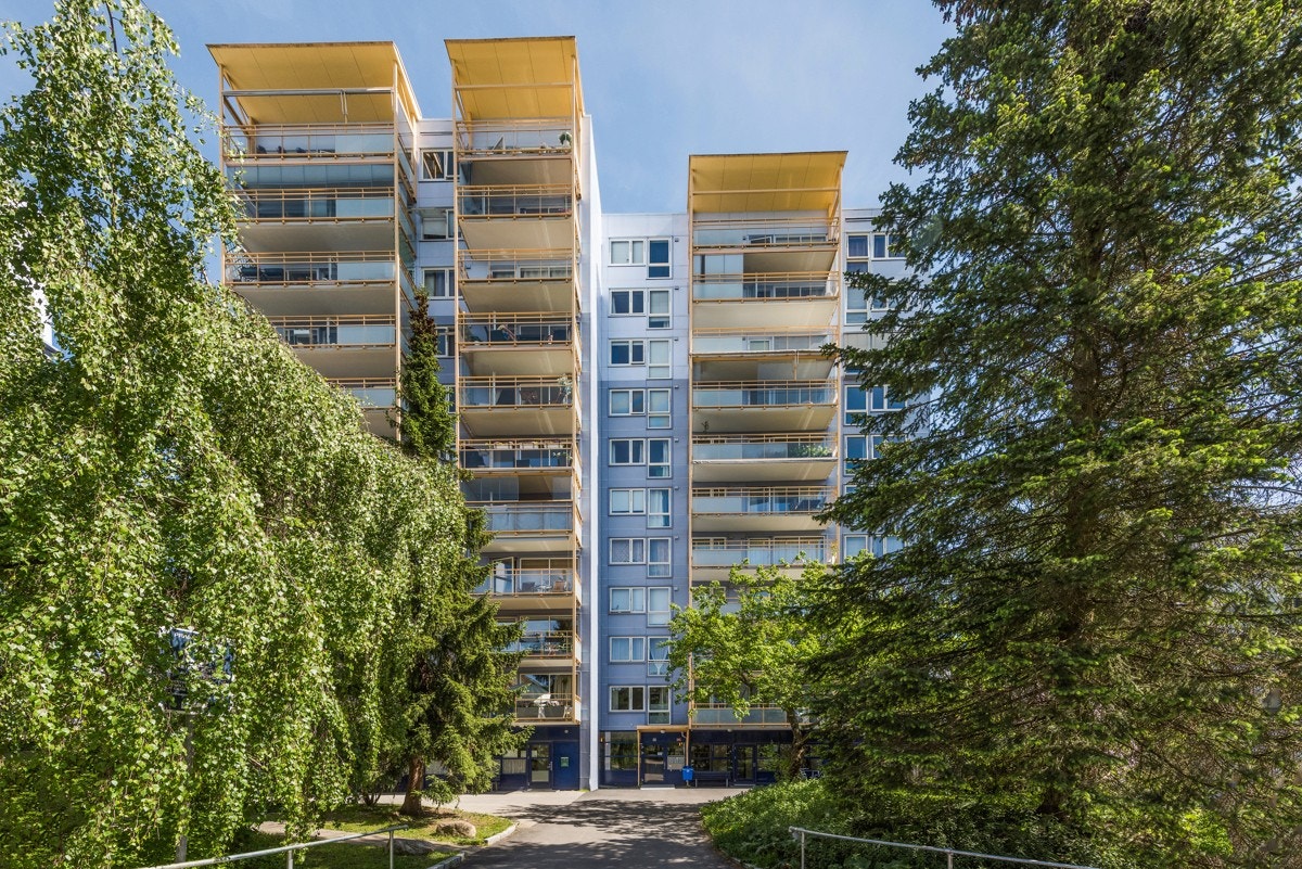 Boligen ligger i det veldrevede "Borettslaget Kollektivet" Galleribilde