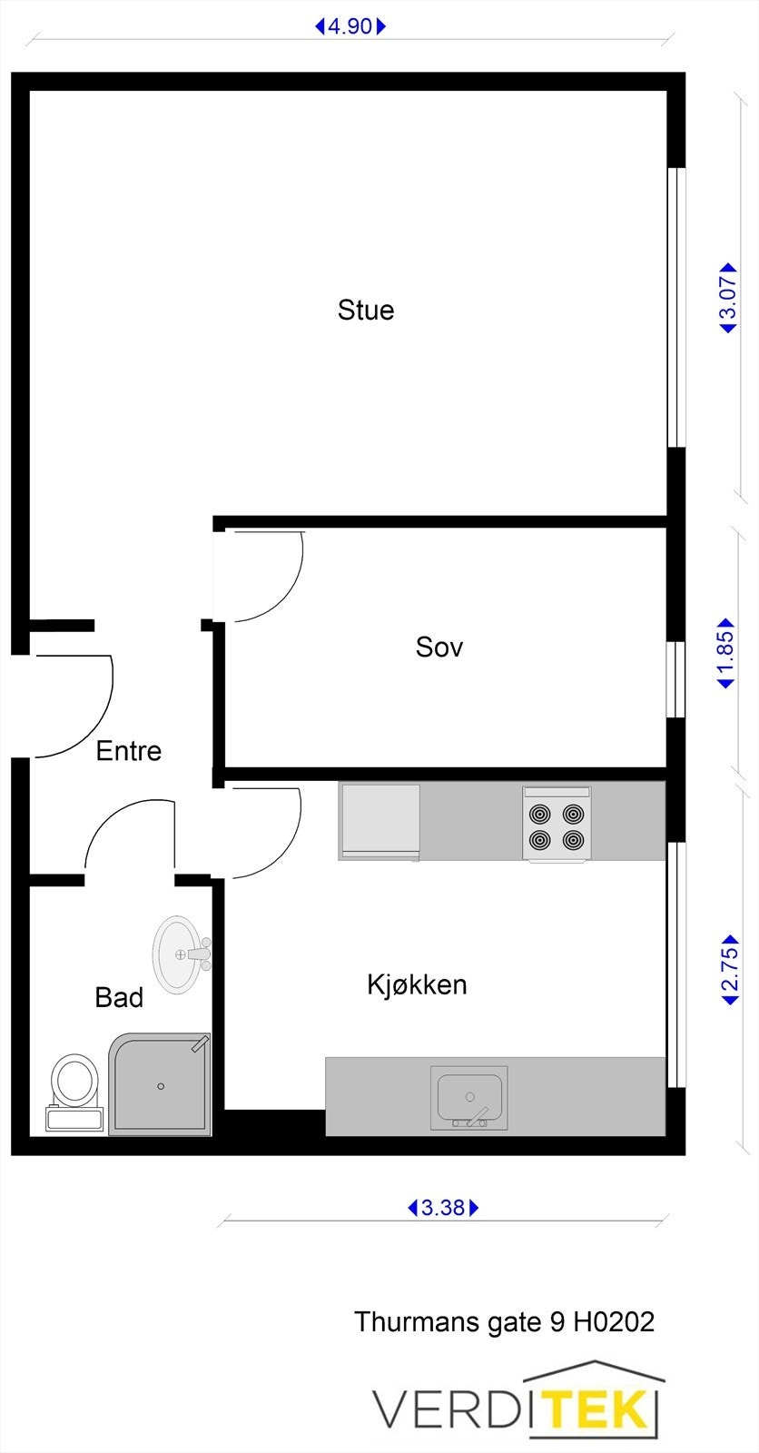 Plantegning Galleribilde