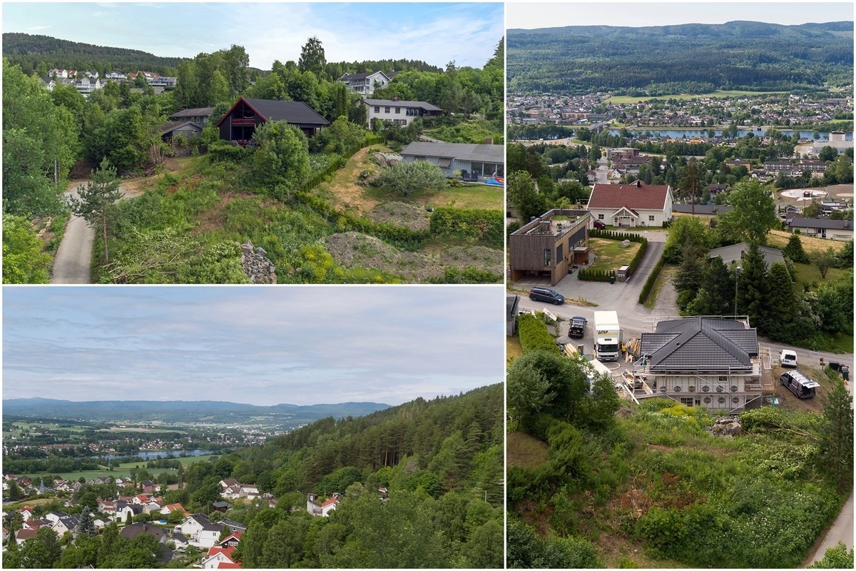 Krokstadelva/Drammen - Råtomt med fantastisk utsikt og gode solforhold. Det ligger vann, avløp og strøm ca. 1 meter fra tomtegrensen. BYA 25 %. Nabotomt har fått disp. til BYA 27 % mv. Barnevennlig og rolig beliggenhet! Galleribilde