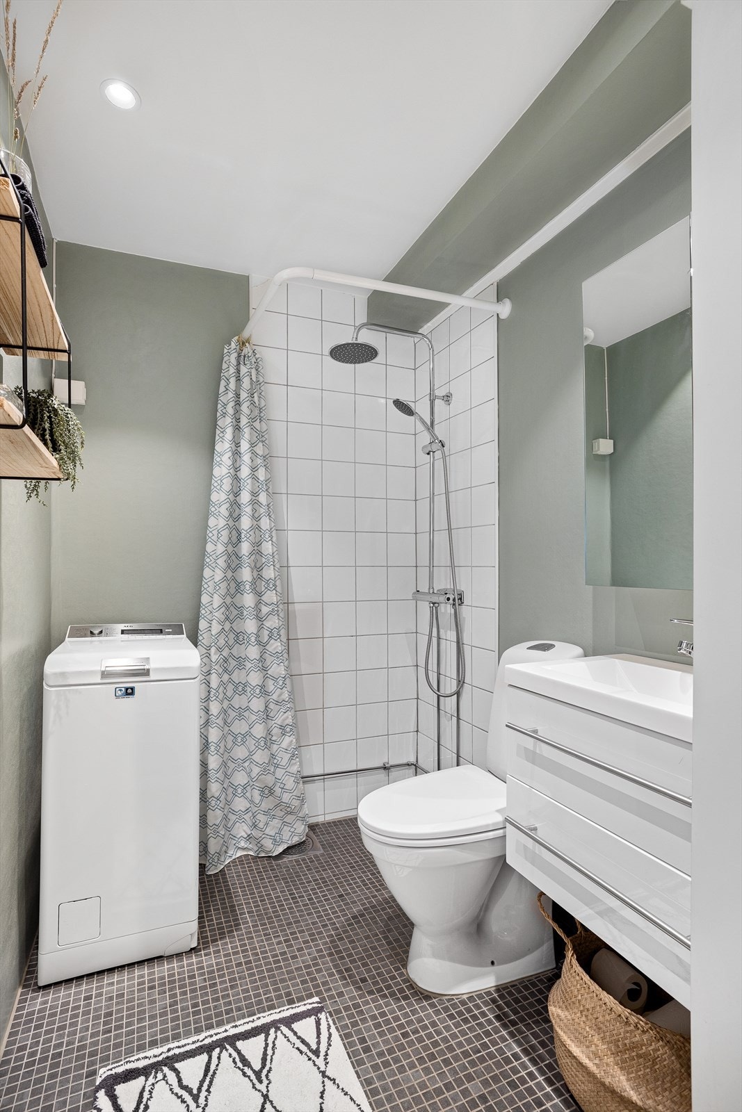 Badet har også opplegg for vaskemaskin Galleribilde