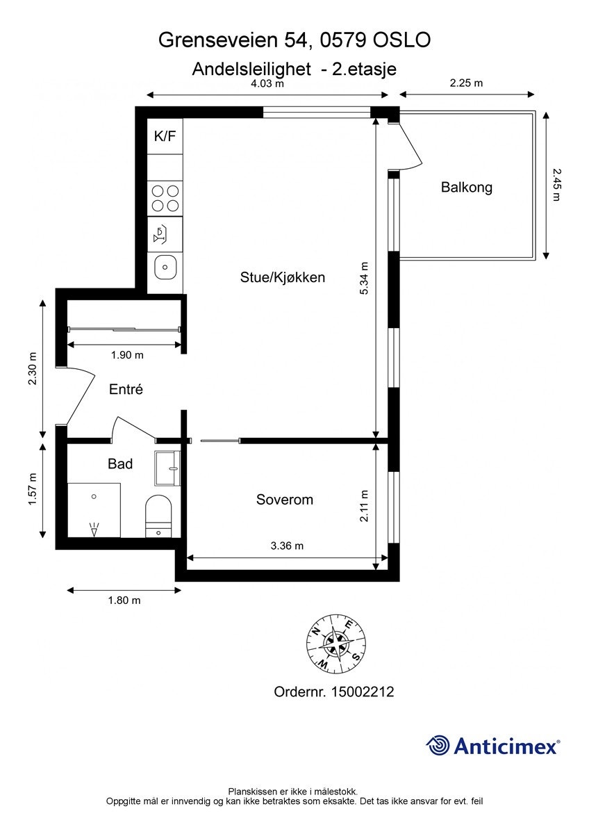 Plantegning Galleribilde
