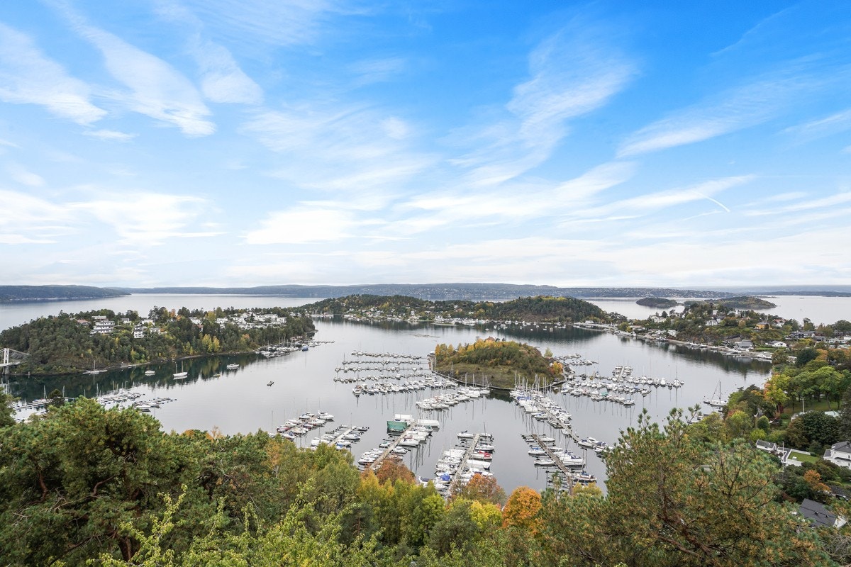 Utsikt rett mot Padda. Galleribilde