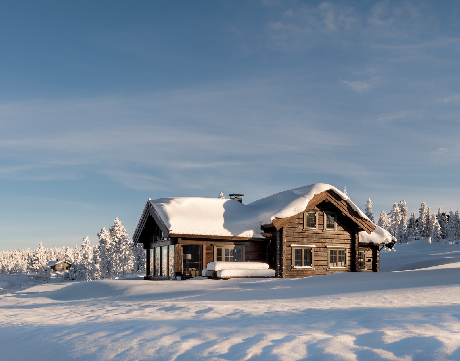 Eksempel på hytte som kan bygges på Solbakken Hyttegrend Galleribilde