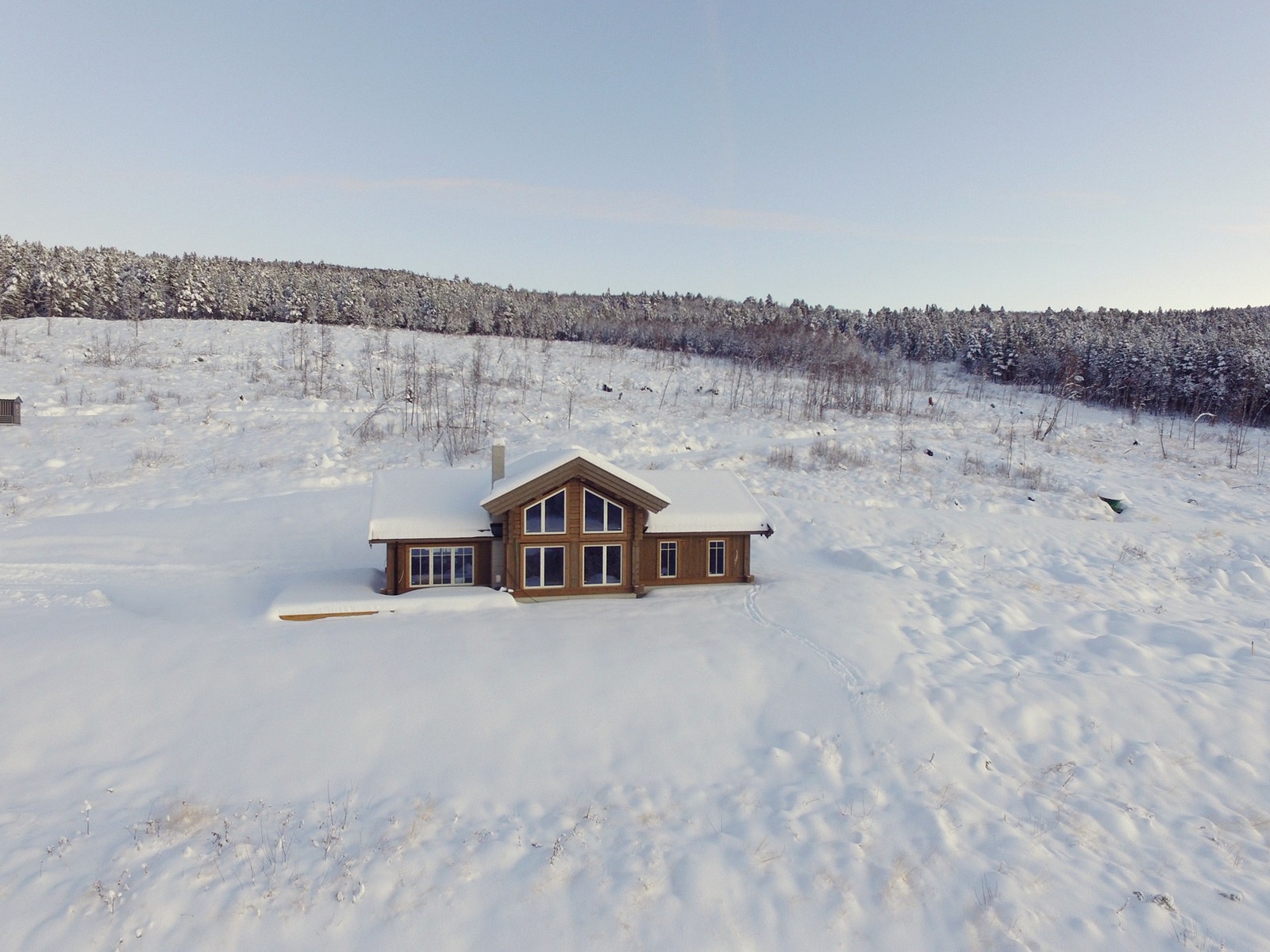 Eksempel på hytte som kan bygges på Solbakken Hyttegrend Galleribilde