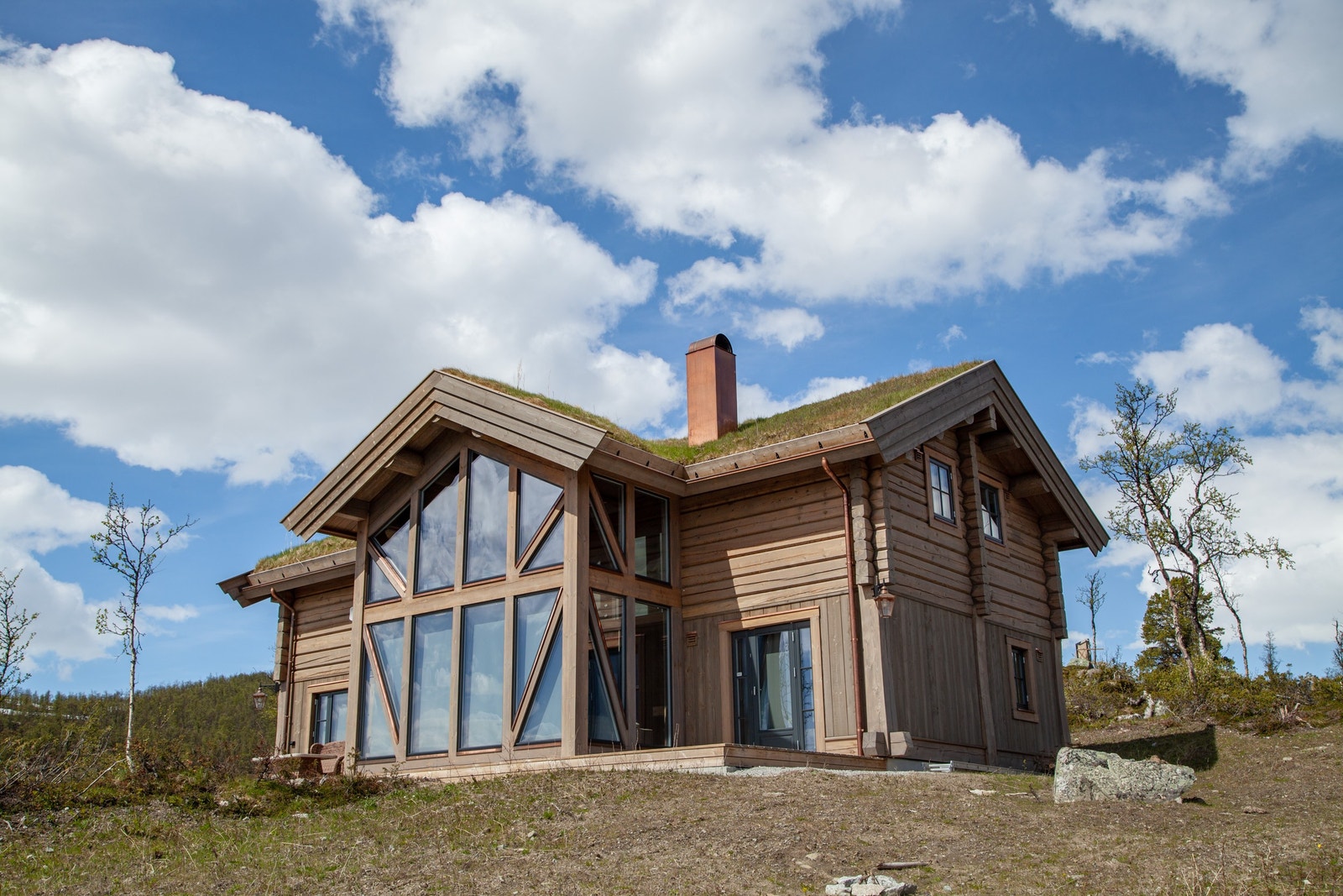 Eksempel på hytte som kan bygges på Solbakken Hyttegrend Galleribilde