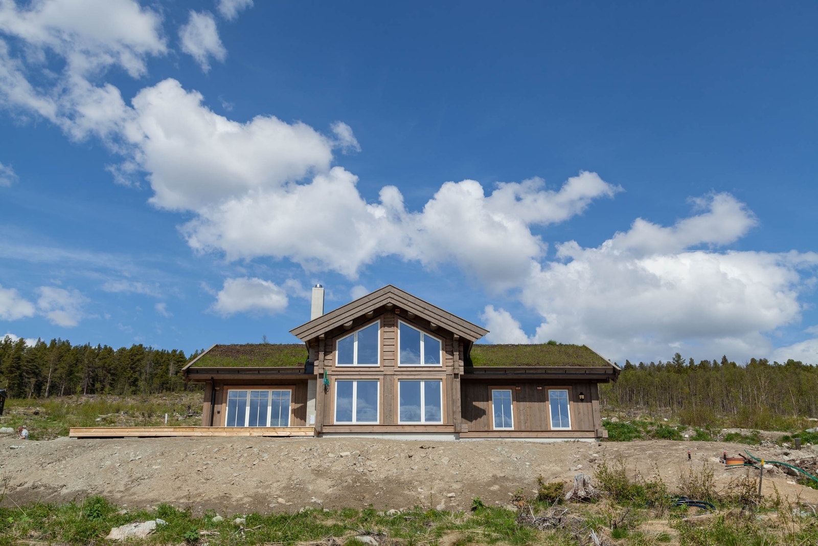 Eksempel på hytte som kan bygges på Solbakken Hyttegrend Galleribilde