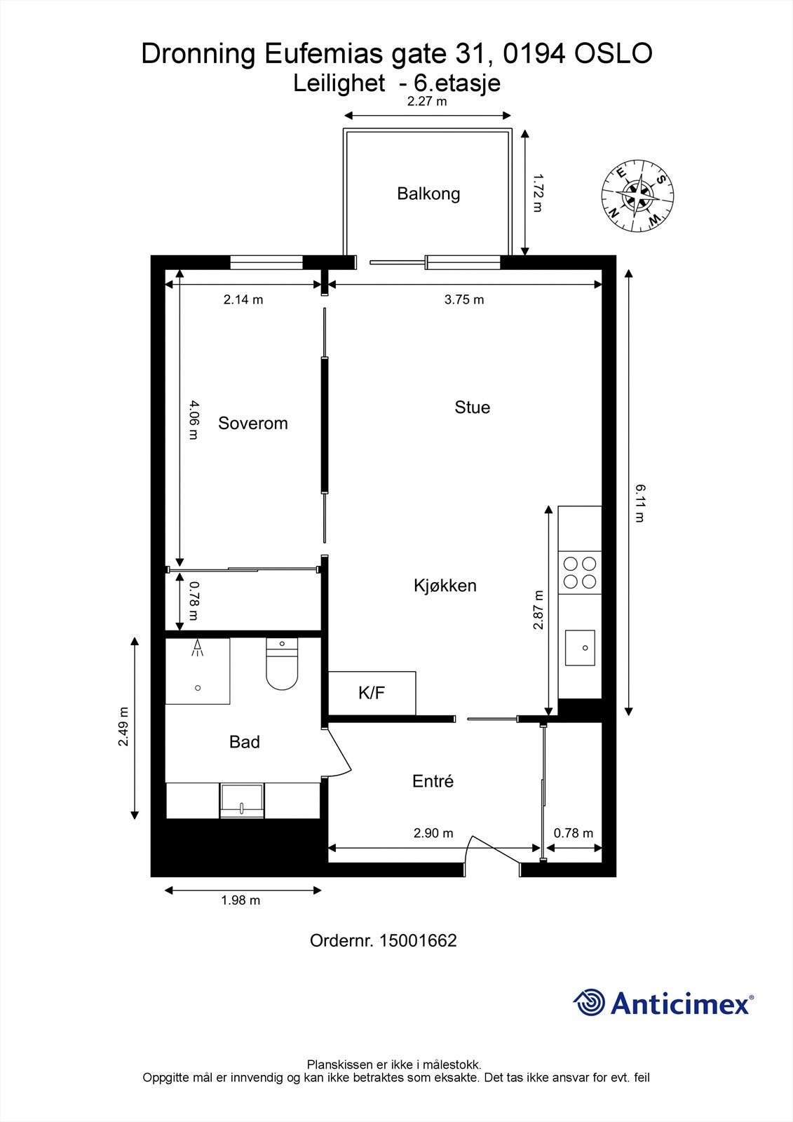 Plantegning Galleribilde