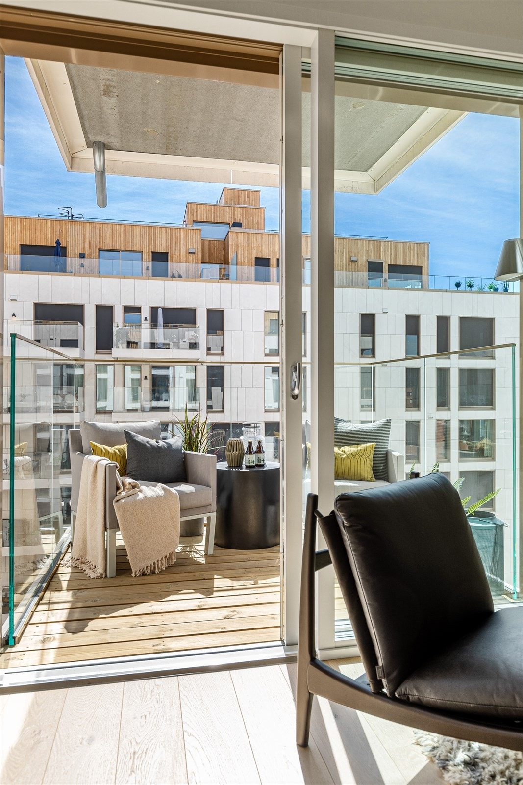 Herlig balkong på ca. 4 kvm. Galleribilde