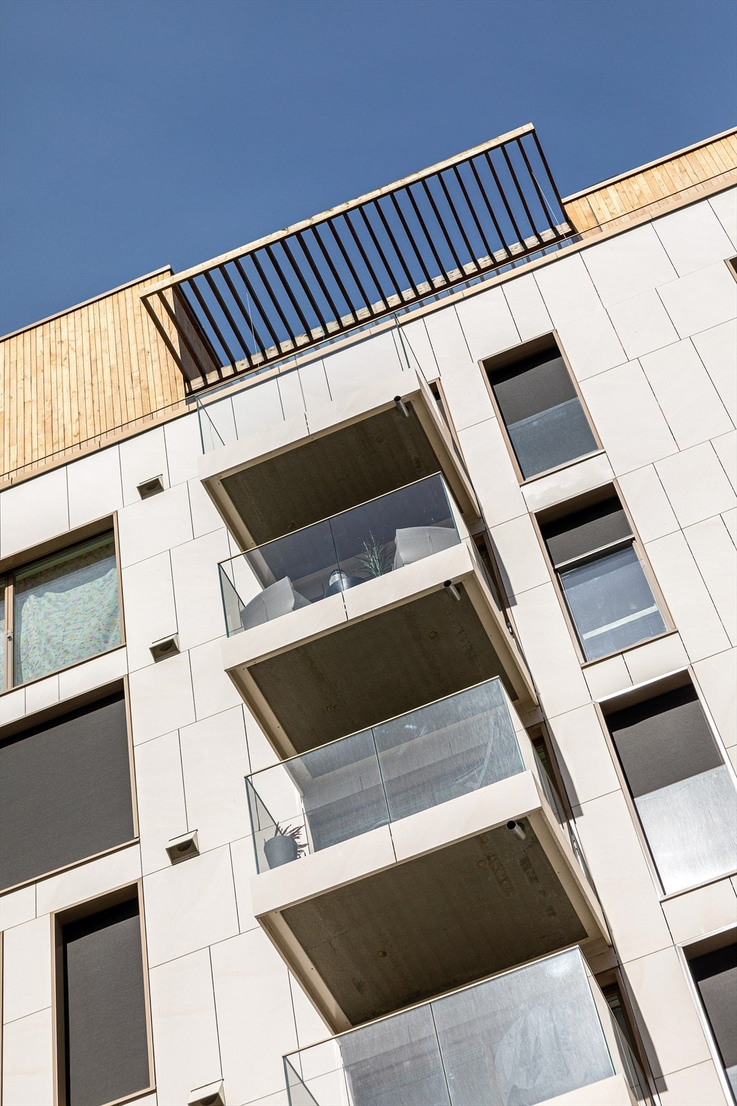 Fasade med balkongen Galleribilde