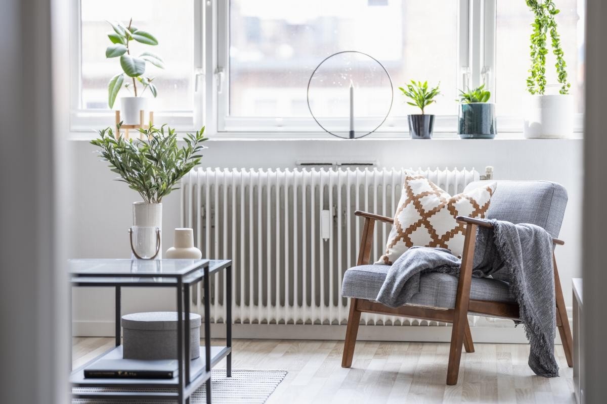 Leiligheten har varmtvann, fyring, kabel-tv og internett inkludert i felleskostnader. Galleribilde