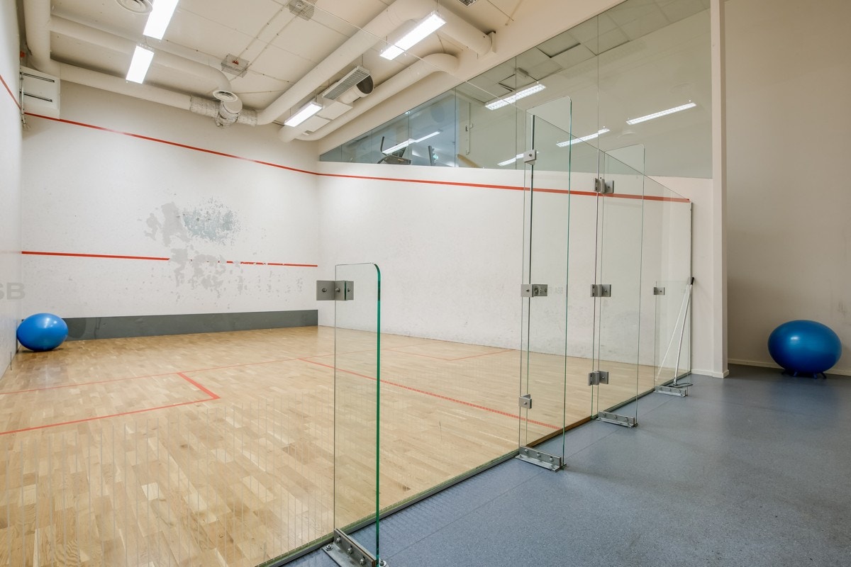 Her er alt lagt til rette for å kunne holde seg i form. Galleribilde