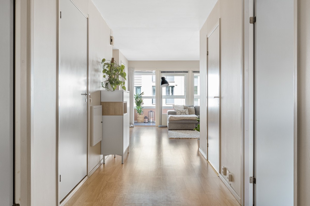 Leiligheten oppleves som stor og luftig Galleribilde