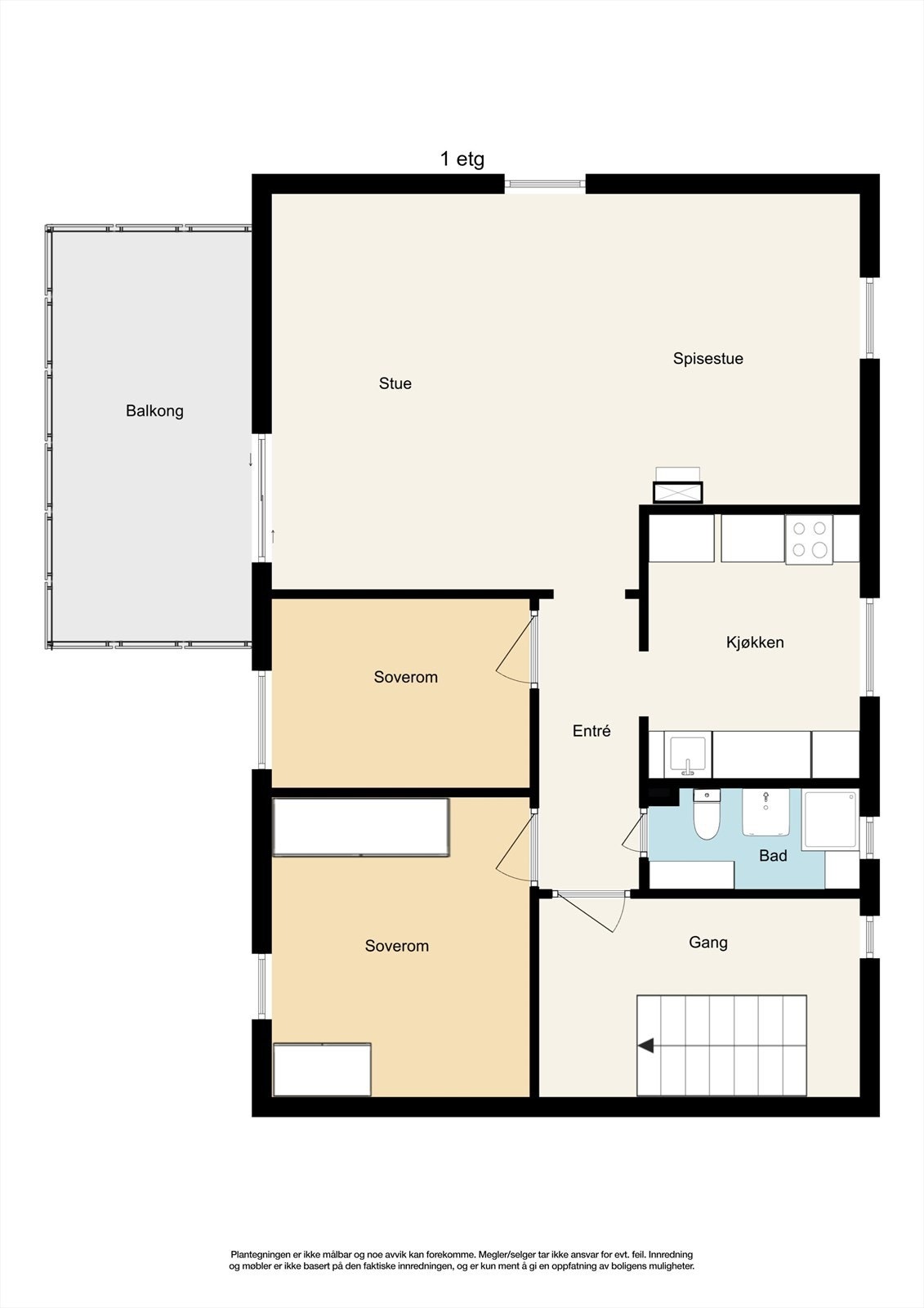 Plantegning 2. etg. Galleribilde