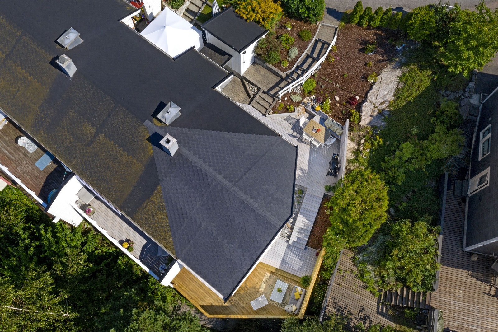 Dronefoto Galleribilde