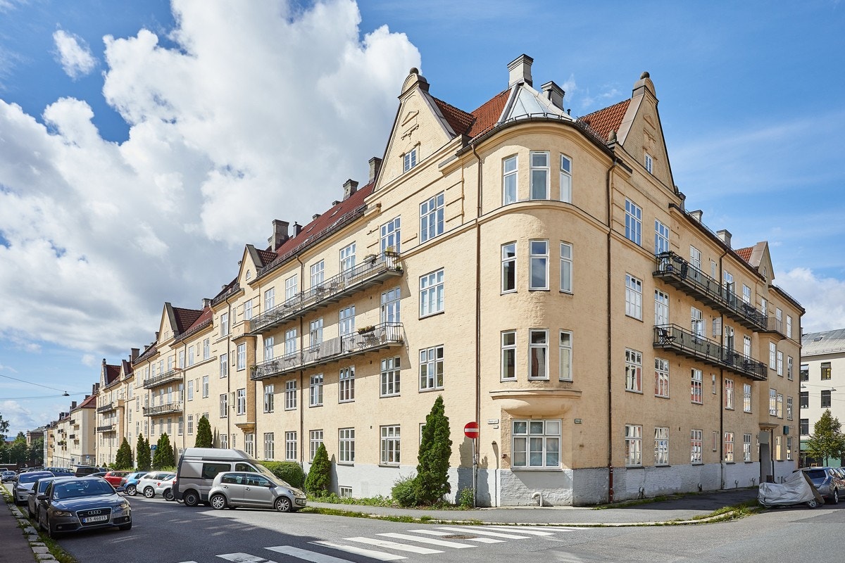 Fasade sett fra Krebs´ gate Galleribilde