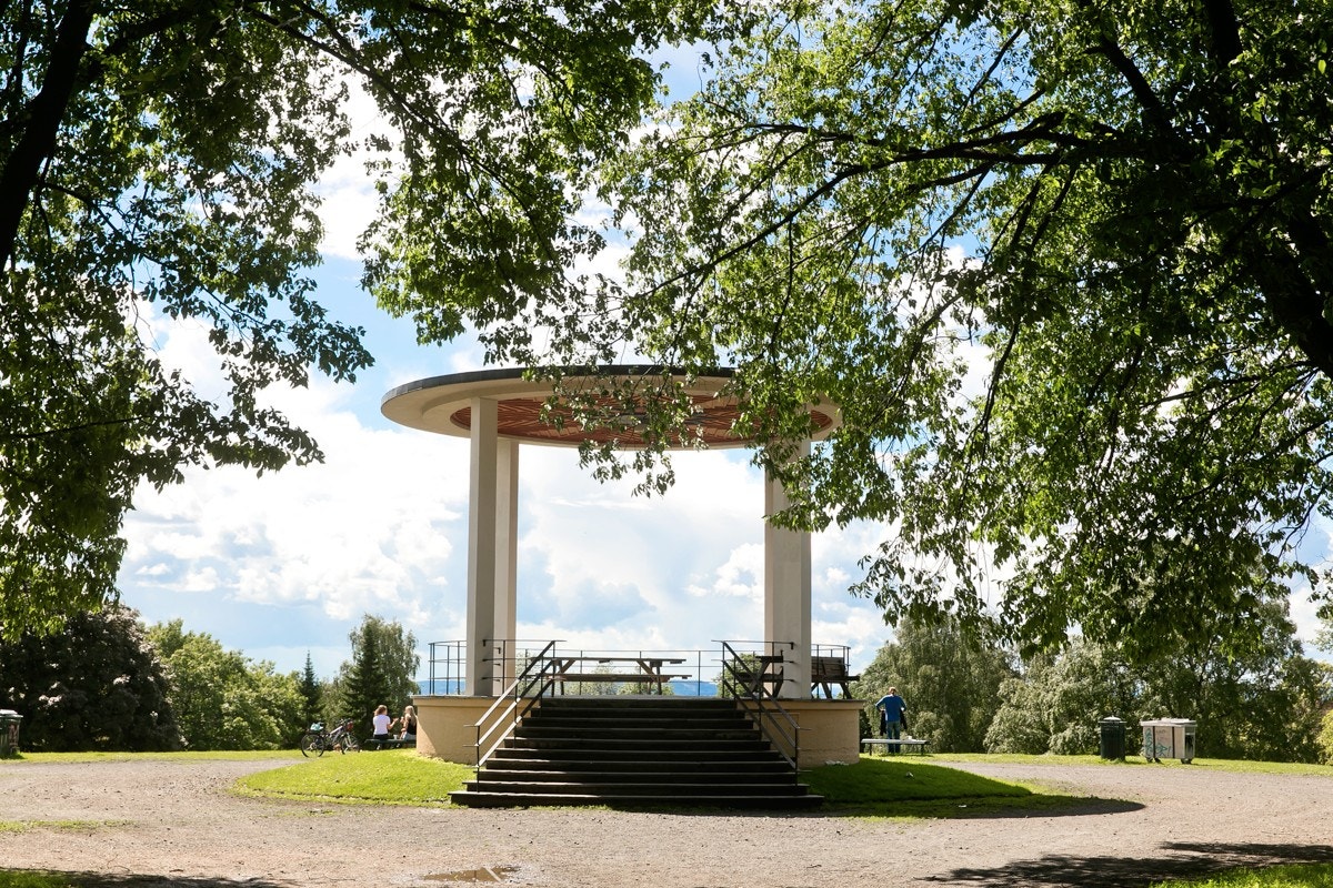 Idylliske Torshovparken Galleribilde