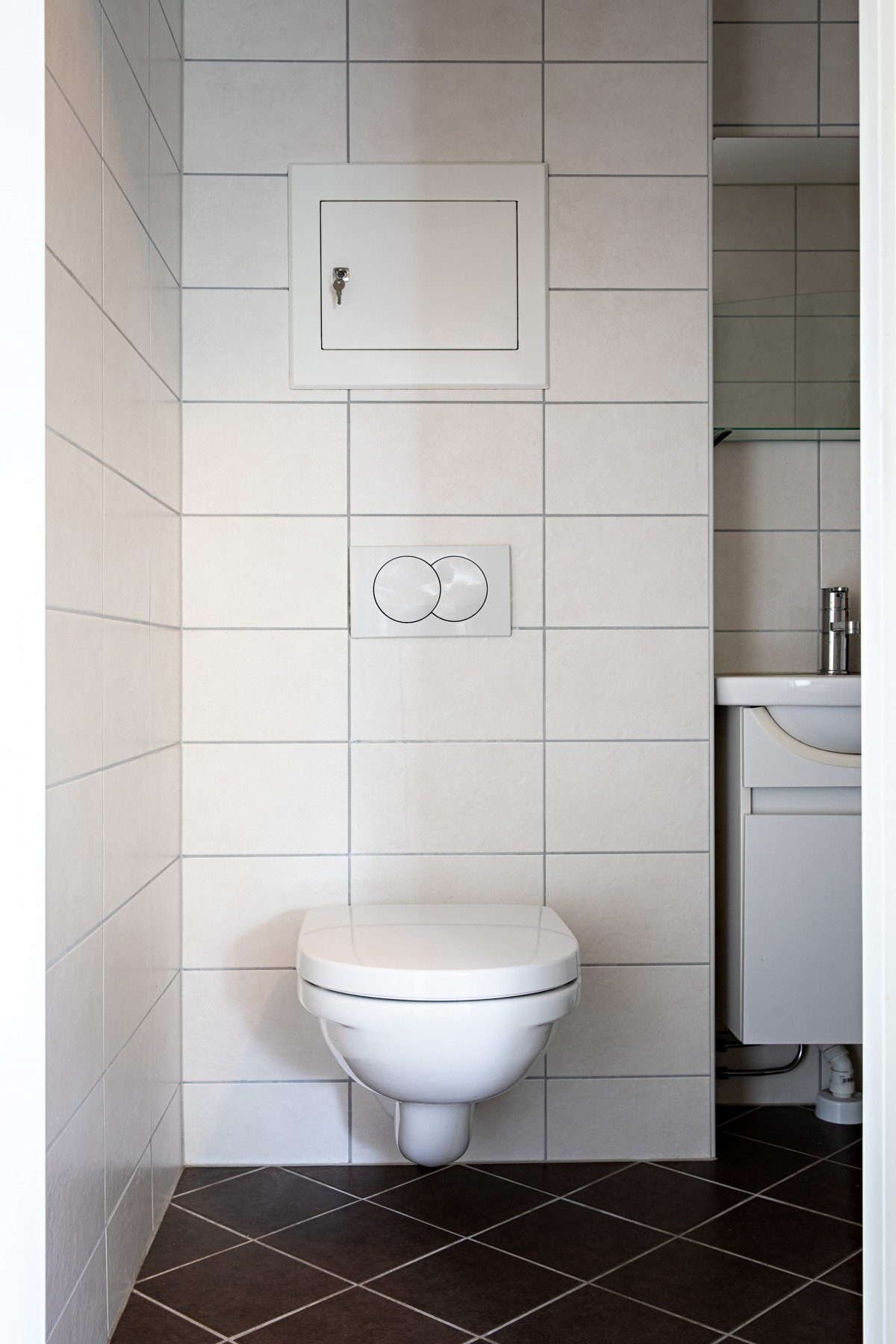 Badet ble rehabilitert som et fellesprosjekt i regi av sameiet i 2016. Galleribilde