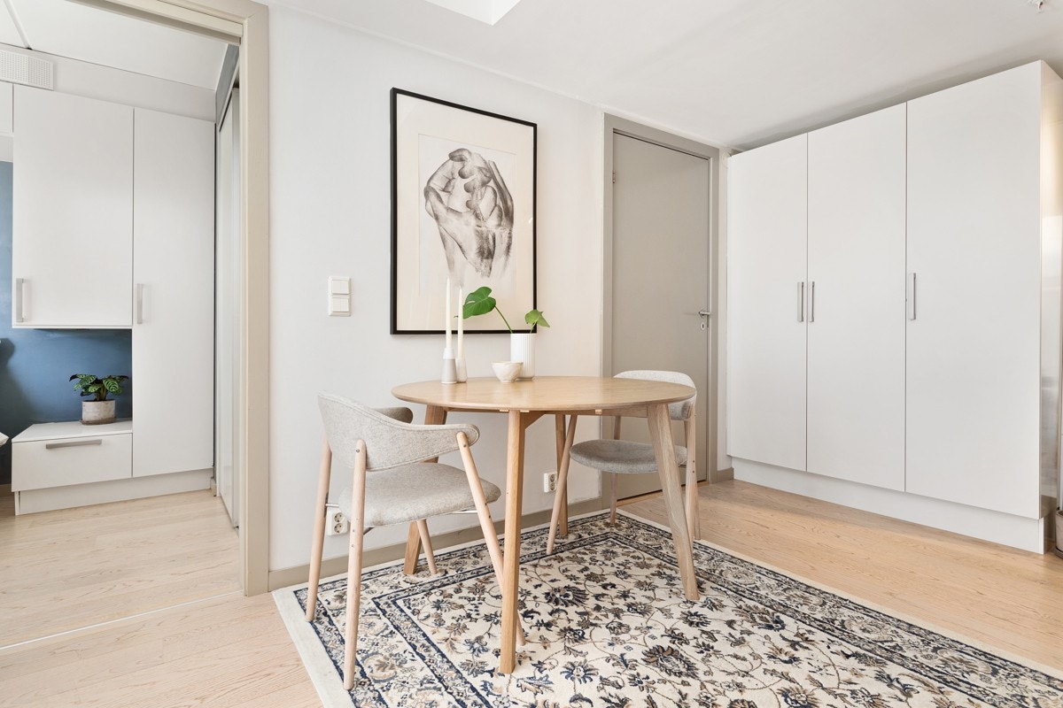 Plass til spisebord i stuen Galleribilde