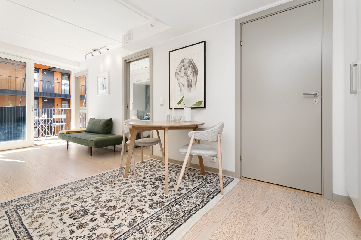 Leiligheten passer ypperlig til både enslige og par Galleribilde