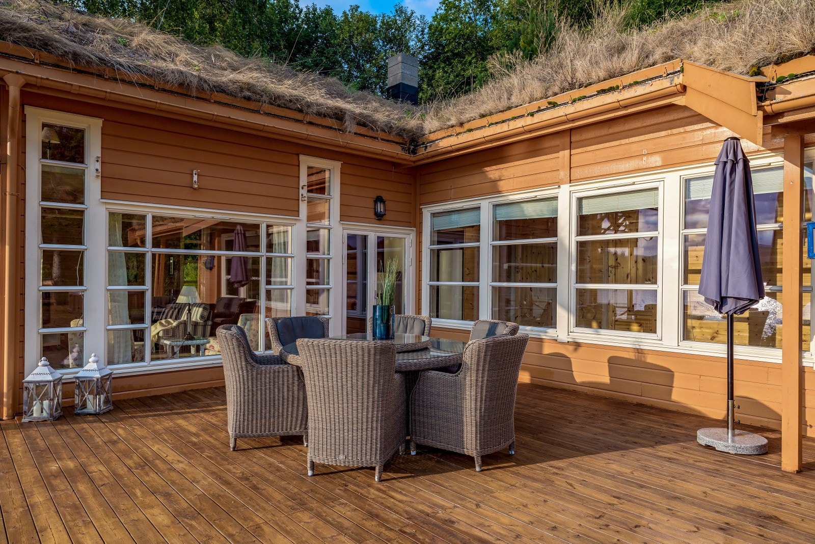 Her kan man nyte varme sommerdager. Galleribilde