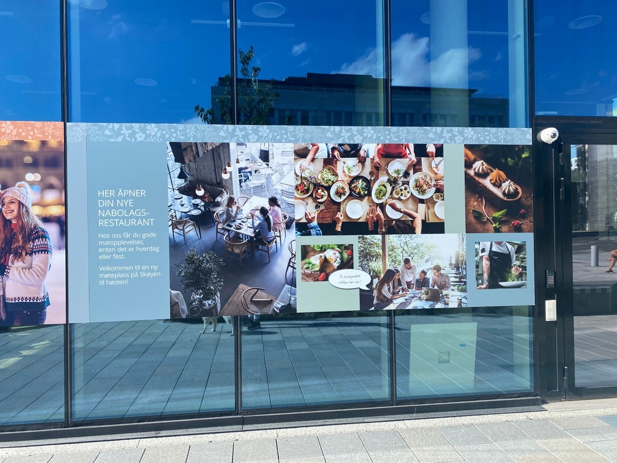 Snart åpner en ny nabolagsrestaurant. Galleribilde