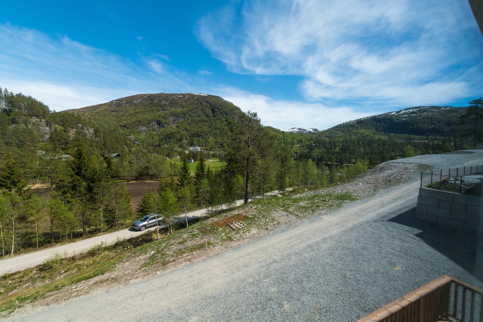 Utsikt terrasse Galleribilde