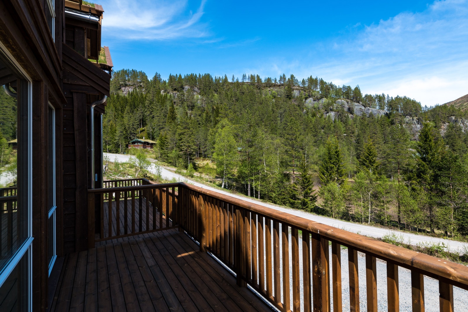 Utsikt fra terrasse Galleribilde