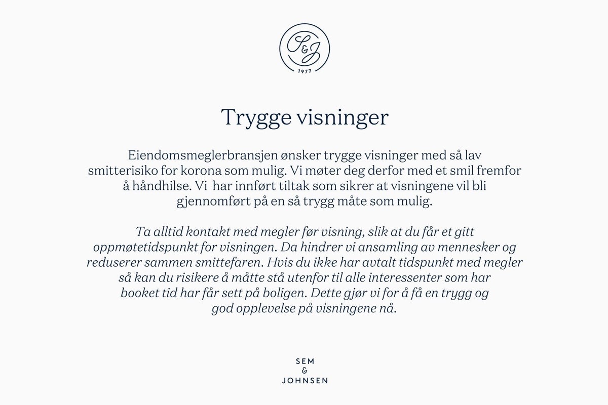Trygge visninger plakat Galleribilde