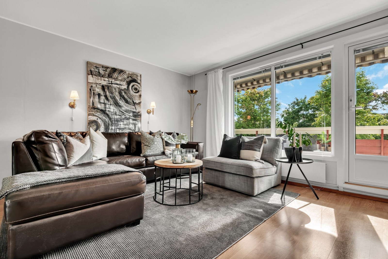 Leiligheten er lys og gjennomgående med en god planløsning. Galleribilde