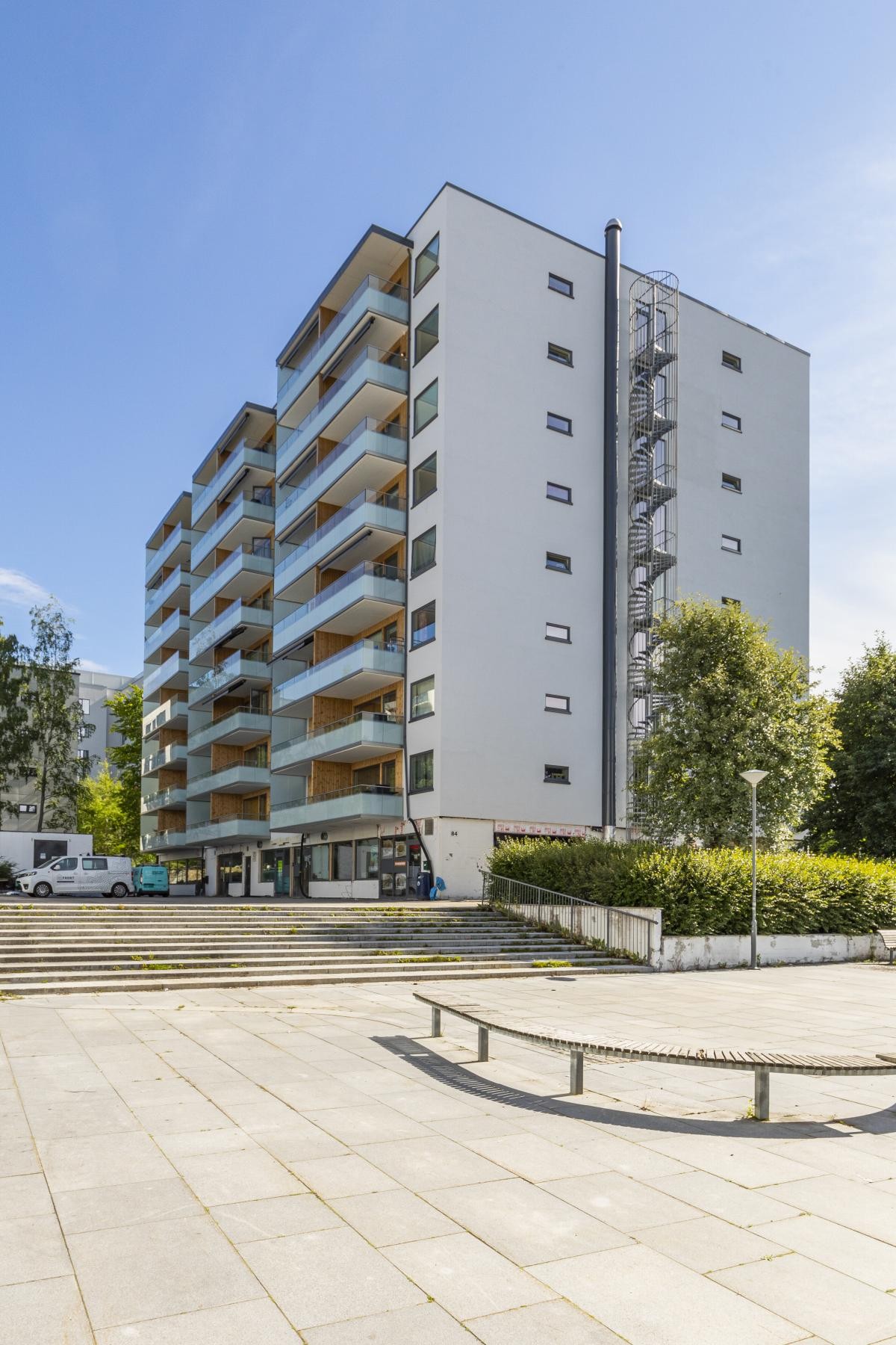 Fra Huseby skole er det preparerte skiløyper på vinteren opp til Bogstad og videre inn i marka. Galleribilde