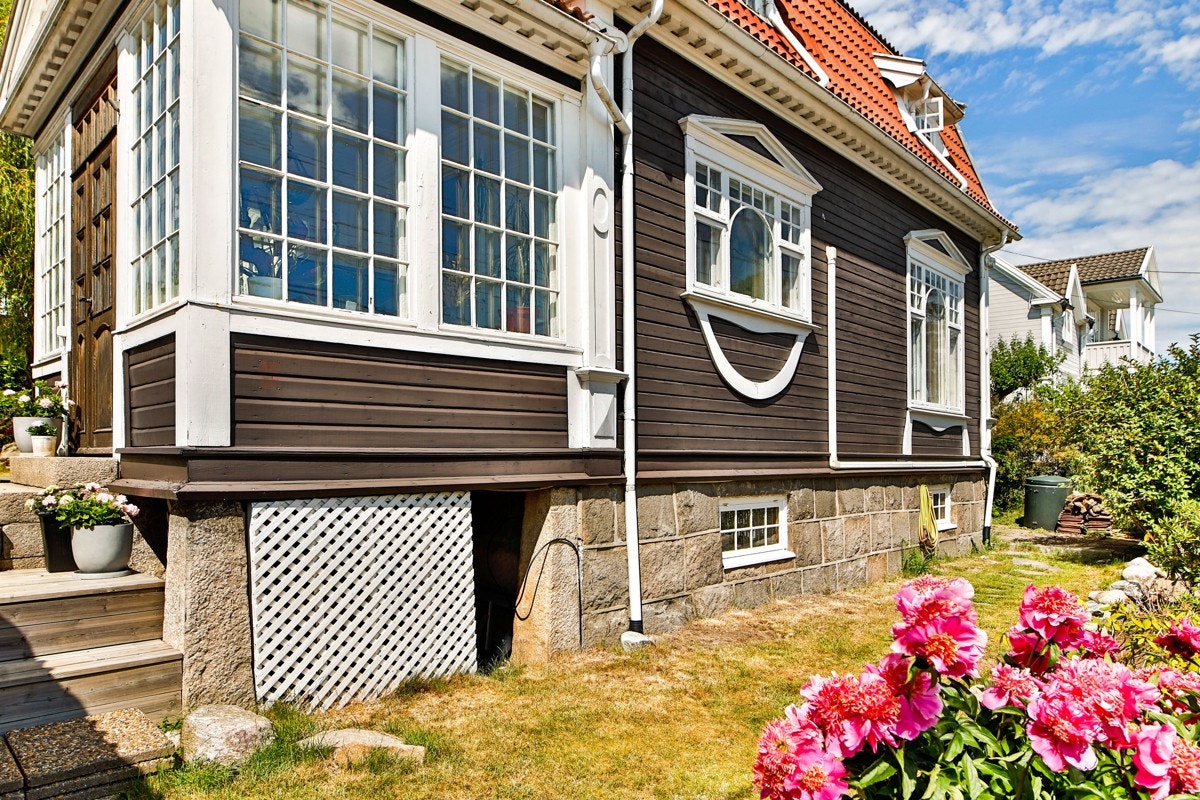 Eiendommen har beholdt sine detaljer. Galleribilde