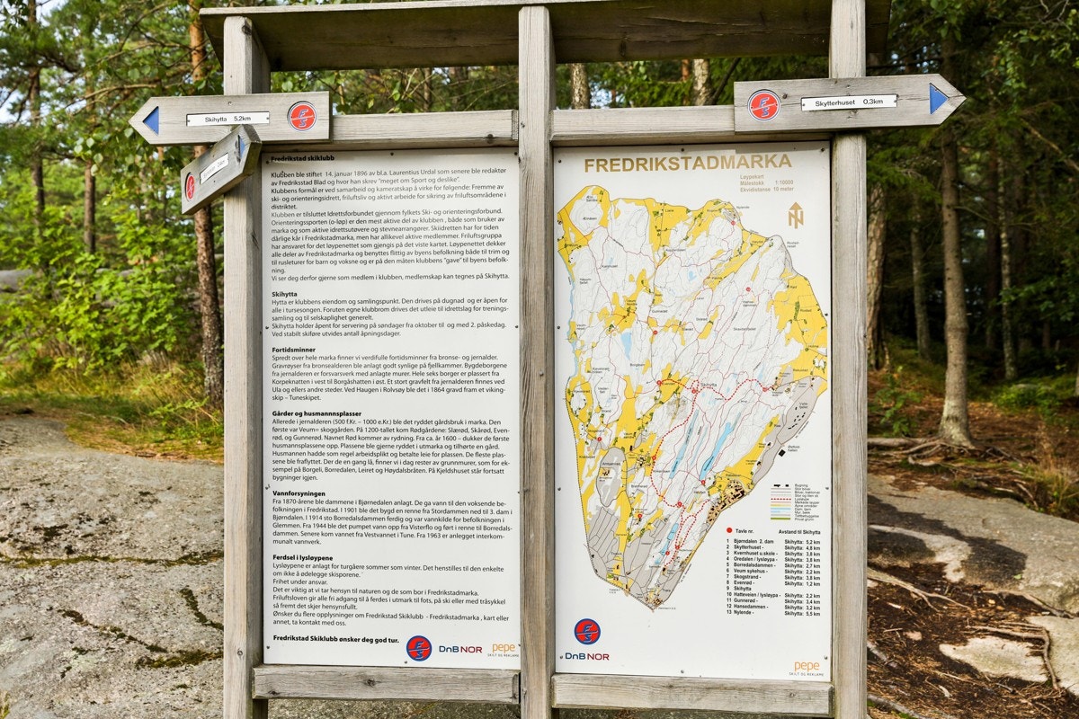 Flotte turløyper i Fredrikstadmarka, kun få minutter fra utgangsdøren! Galleribilde